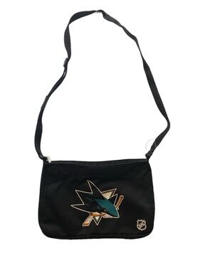 San Jose Sharks Black Crossbody Stadium Bag NWOT